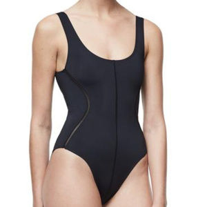 NWOT Good American Body Suit Black Sz 3 L Tank